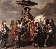 LE BRUN, Charles Chancellor Sguier at the Entry of Louis XIV into Paris in 1660 sg china oil painting artist